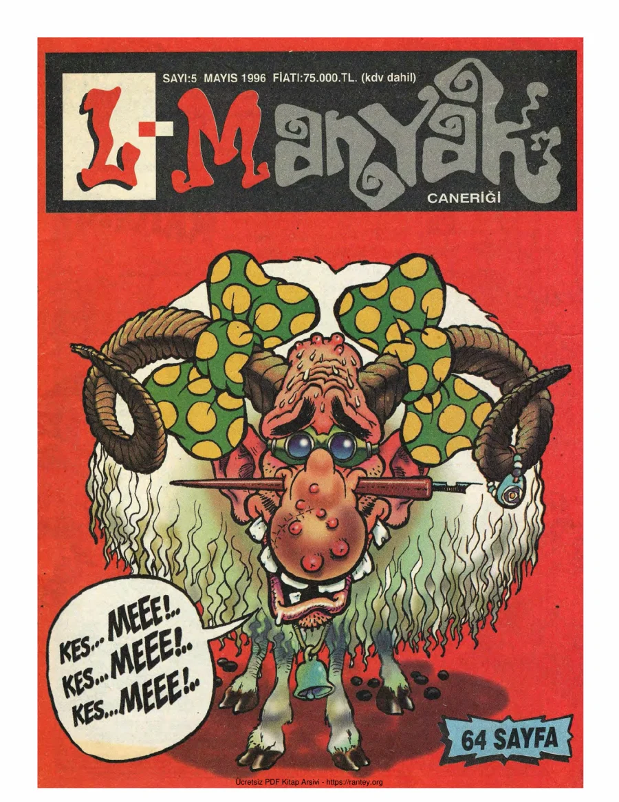 L-Manyak Sayı 005 kapak görseli