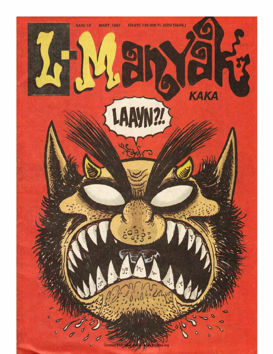 L-Manyak Sayı 015 kapak görseli