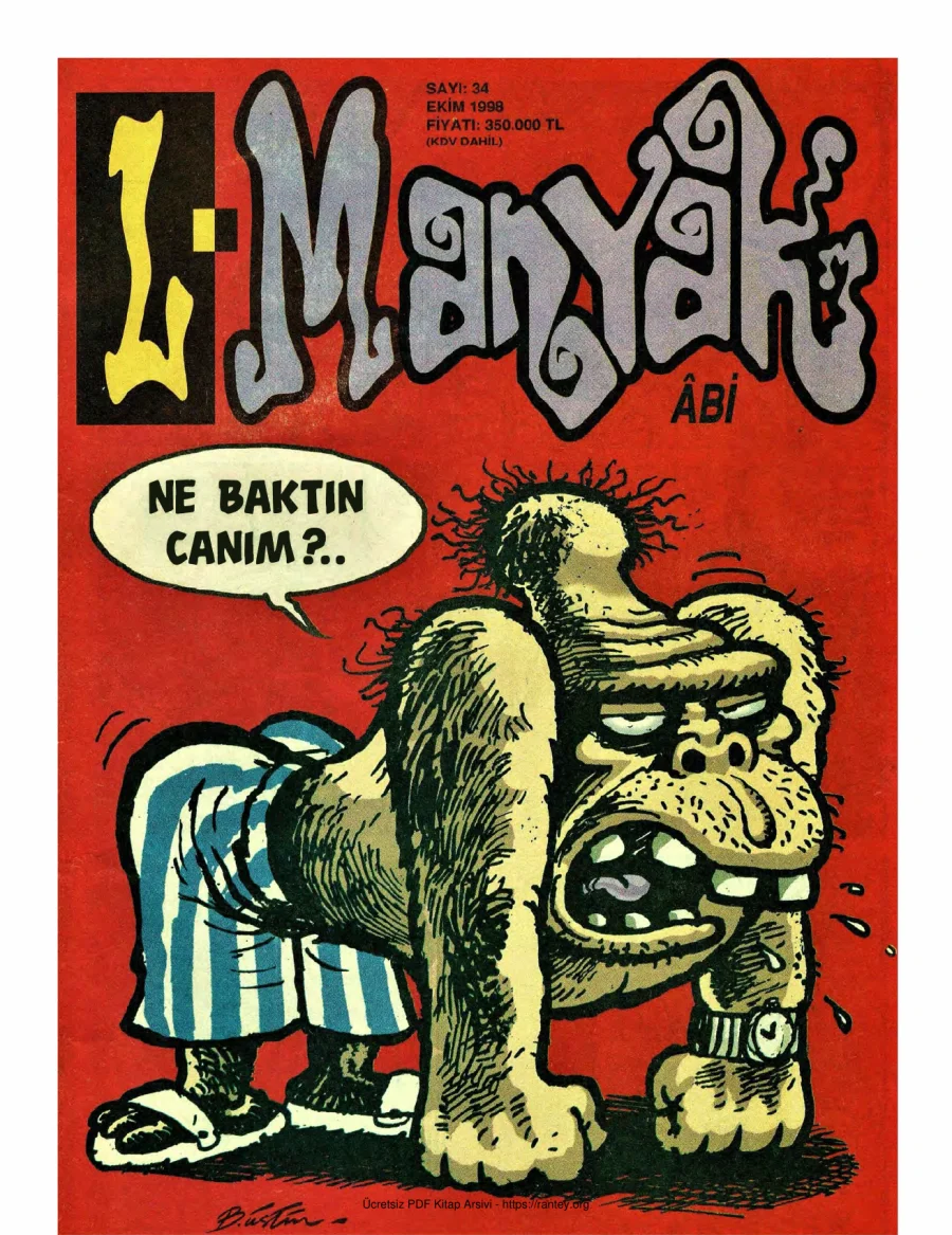 L-Manyak Sayı 034 kapak görseli