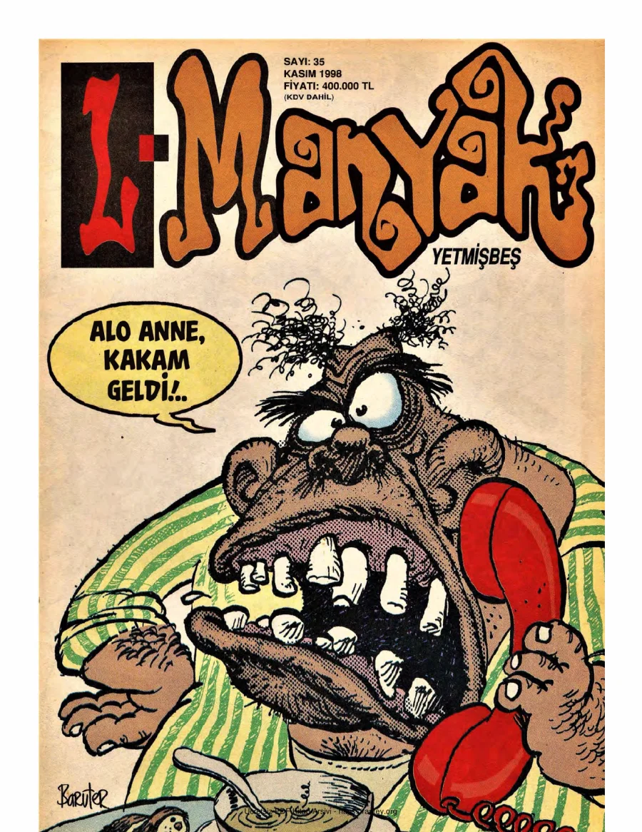 L-Manyak Sayı 035 kapak görseli