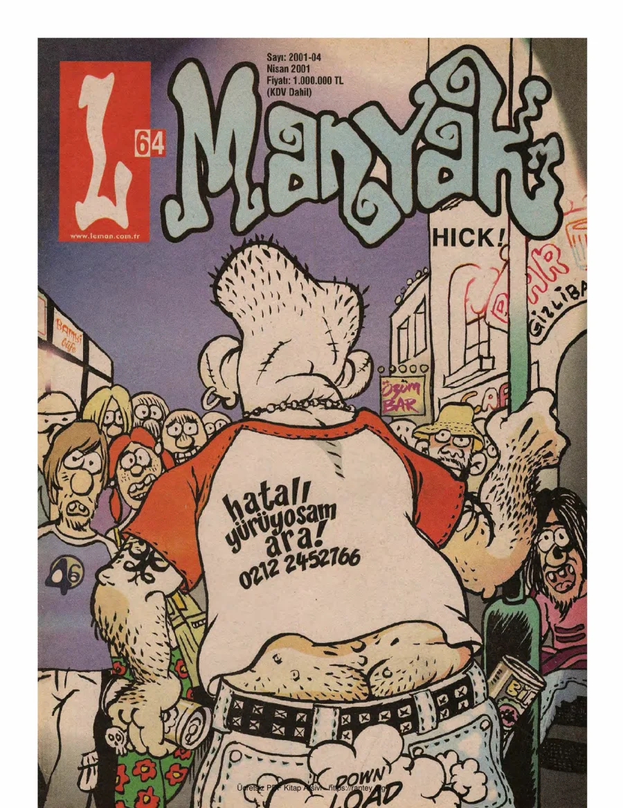 L-Manyak Sayı 064 kapak görseli