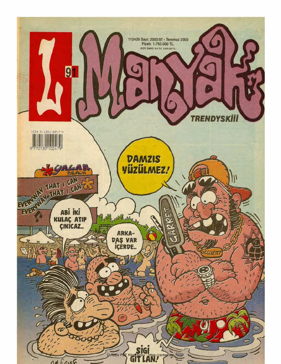 L-Manyak Sayı 091 kapak görseli