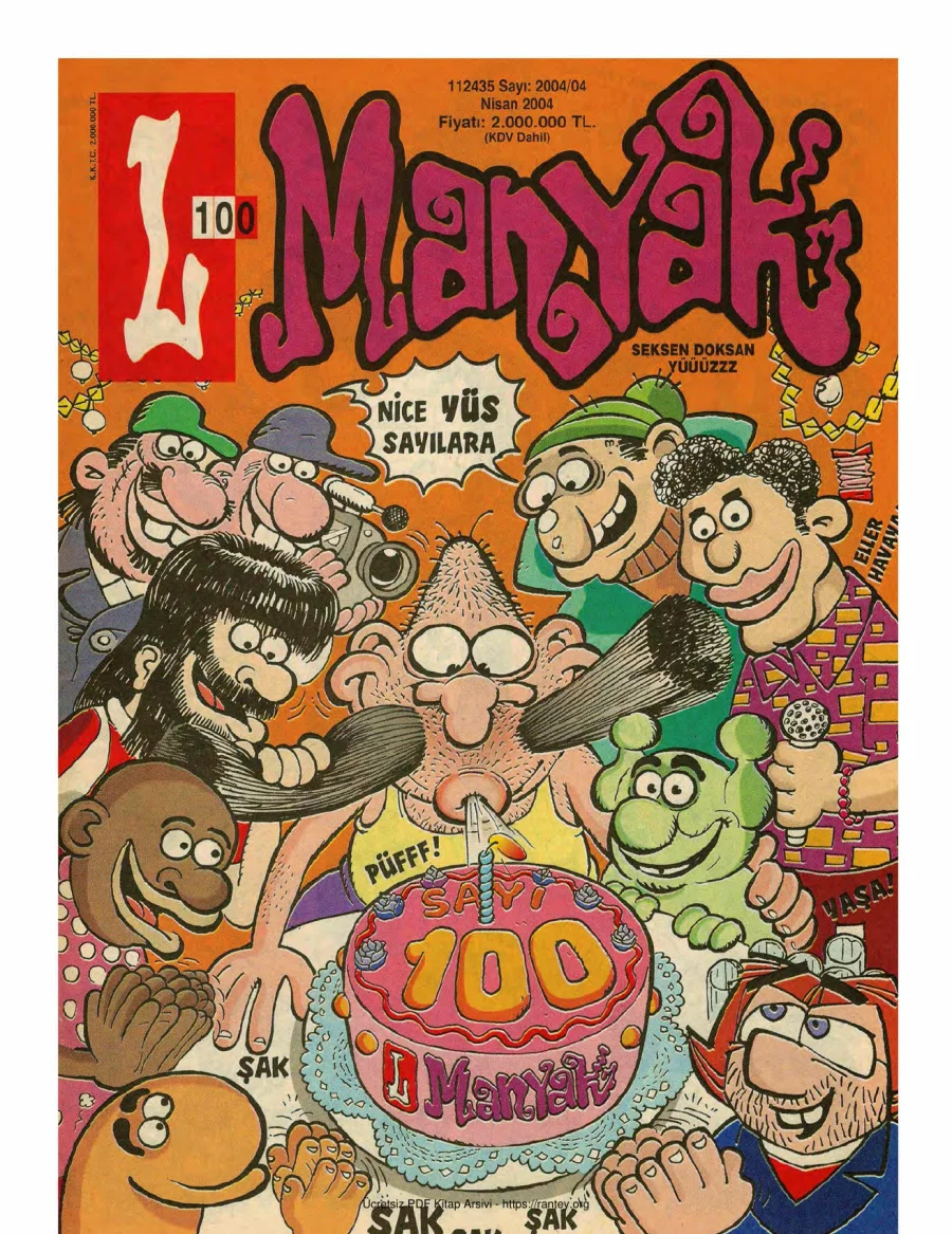 L-Manyak Sayı 100 kapak görseli
