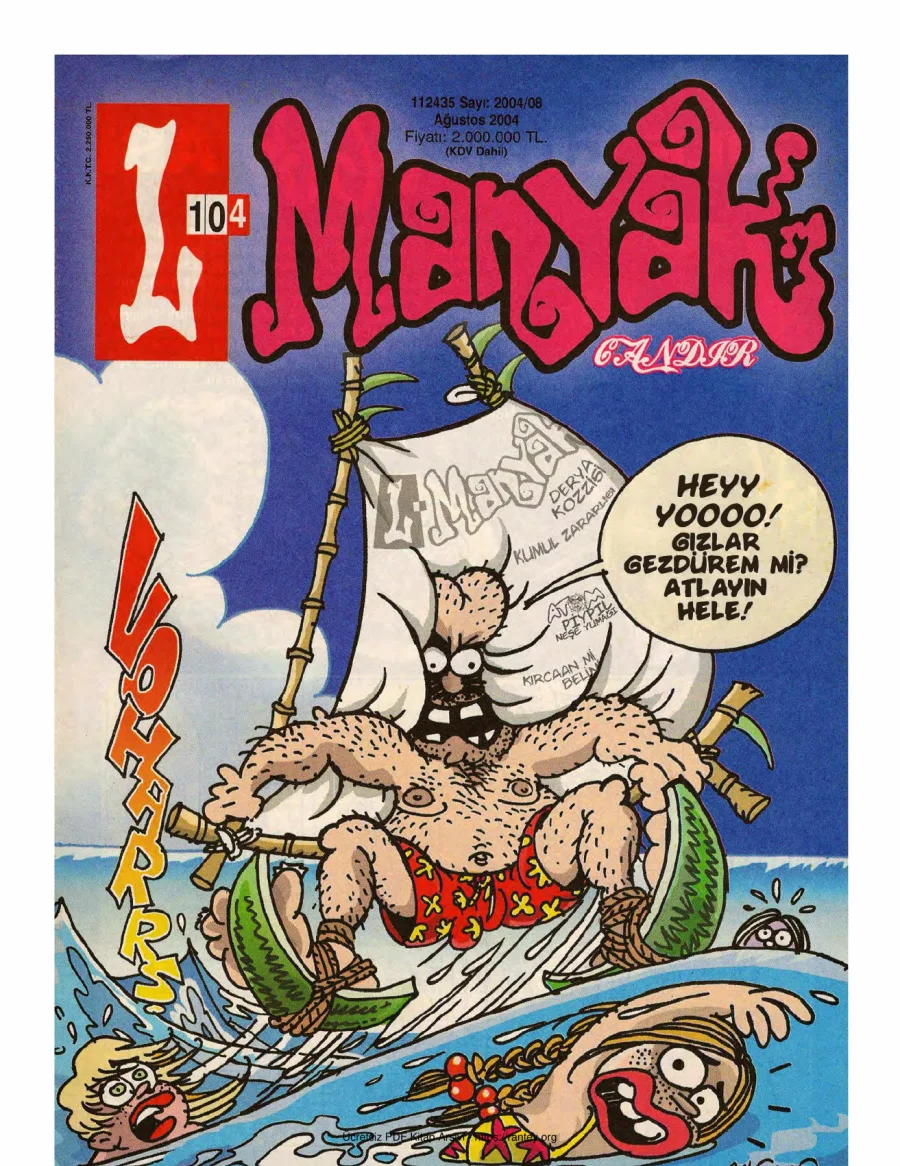 L-Manyak Sayı 104 kapak görseli