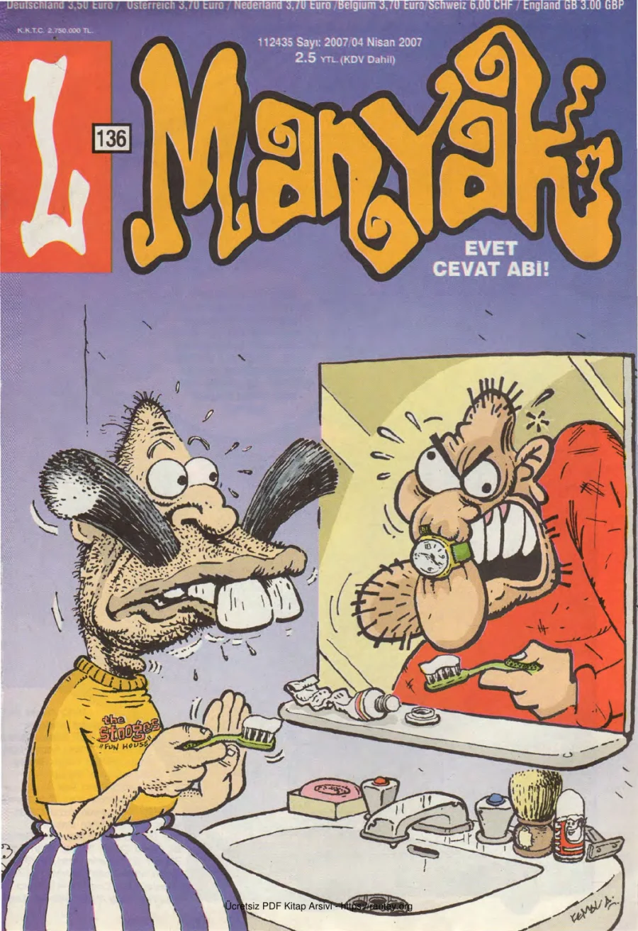 L-Manyak Sayı 136 kapak görseli