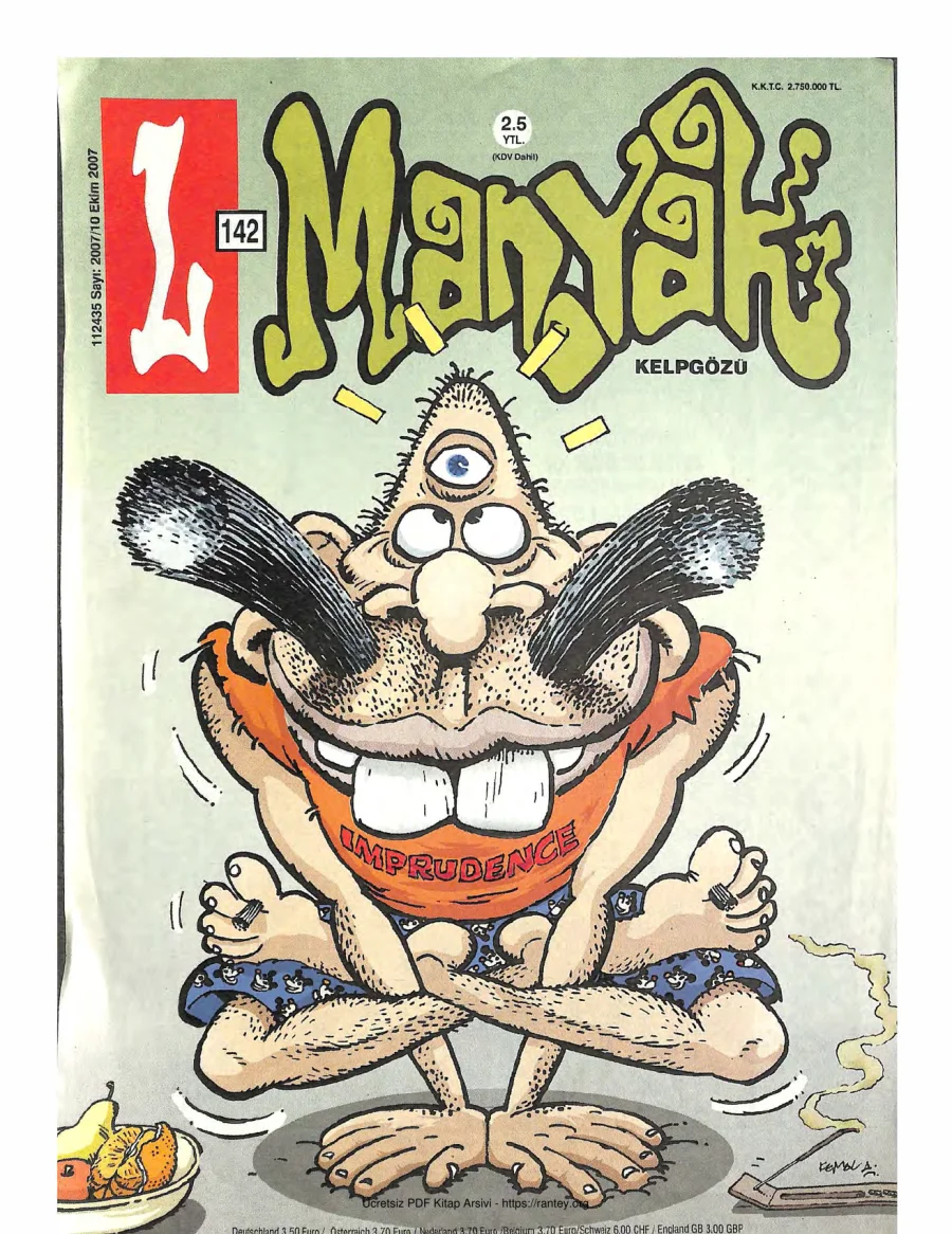 L-Manyak Sayı 142 kapak görseli