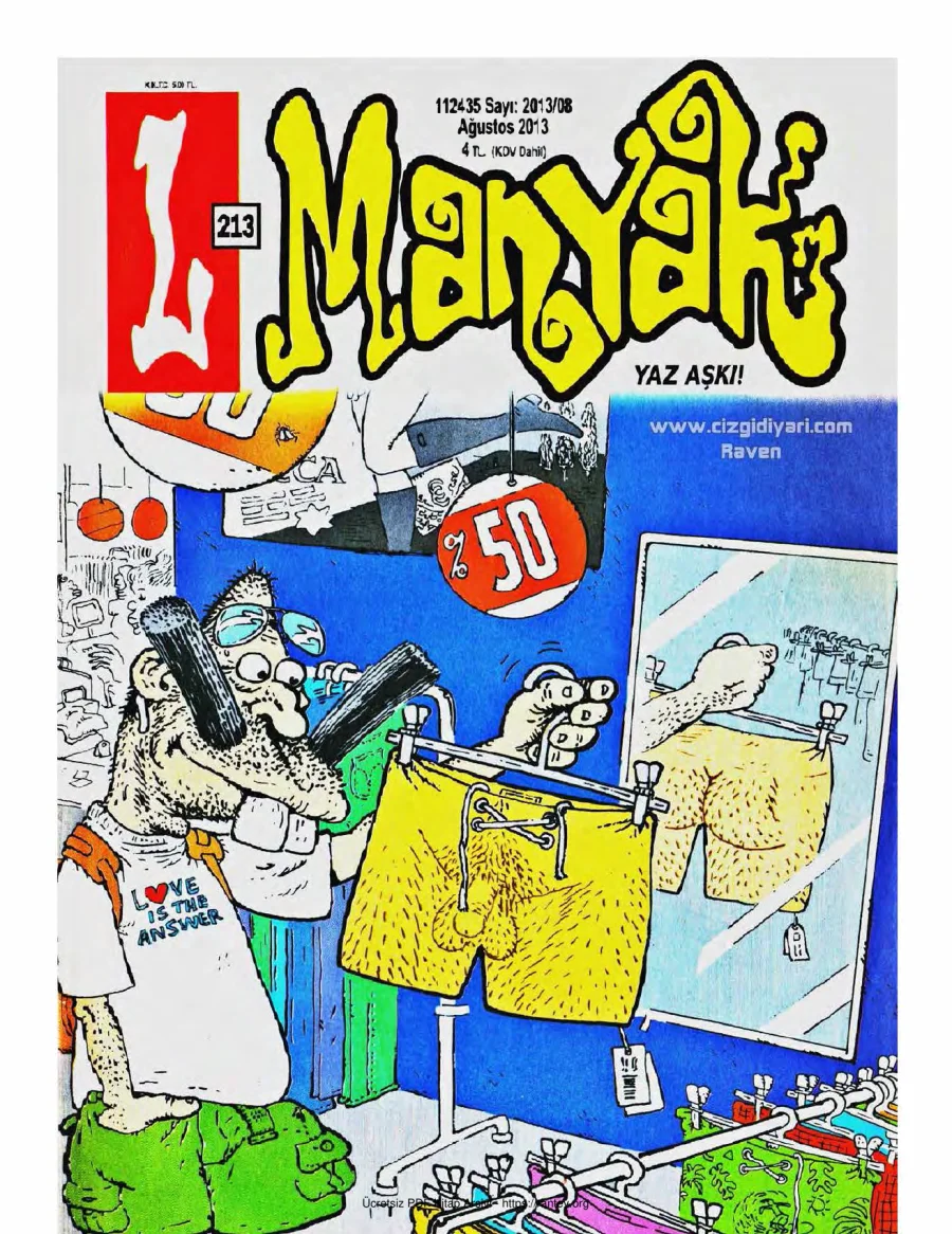 L-Manyak Sayı 213 kapak görseli