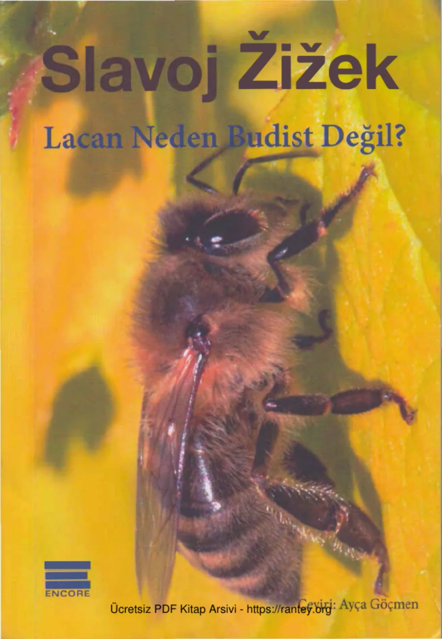 Lacan Neden Budist Değil Encore Yayınları kapak görseli