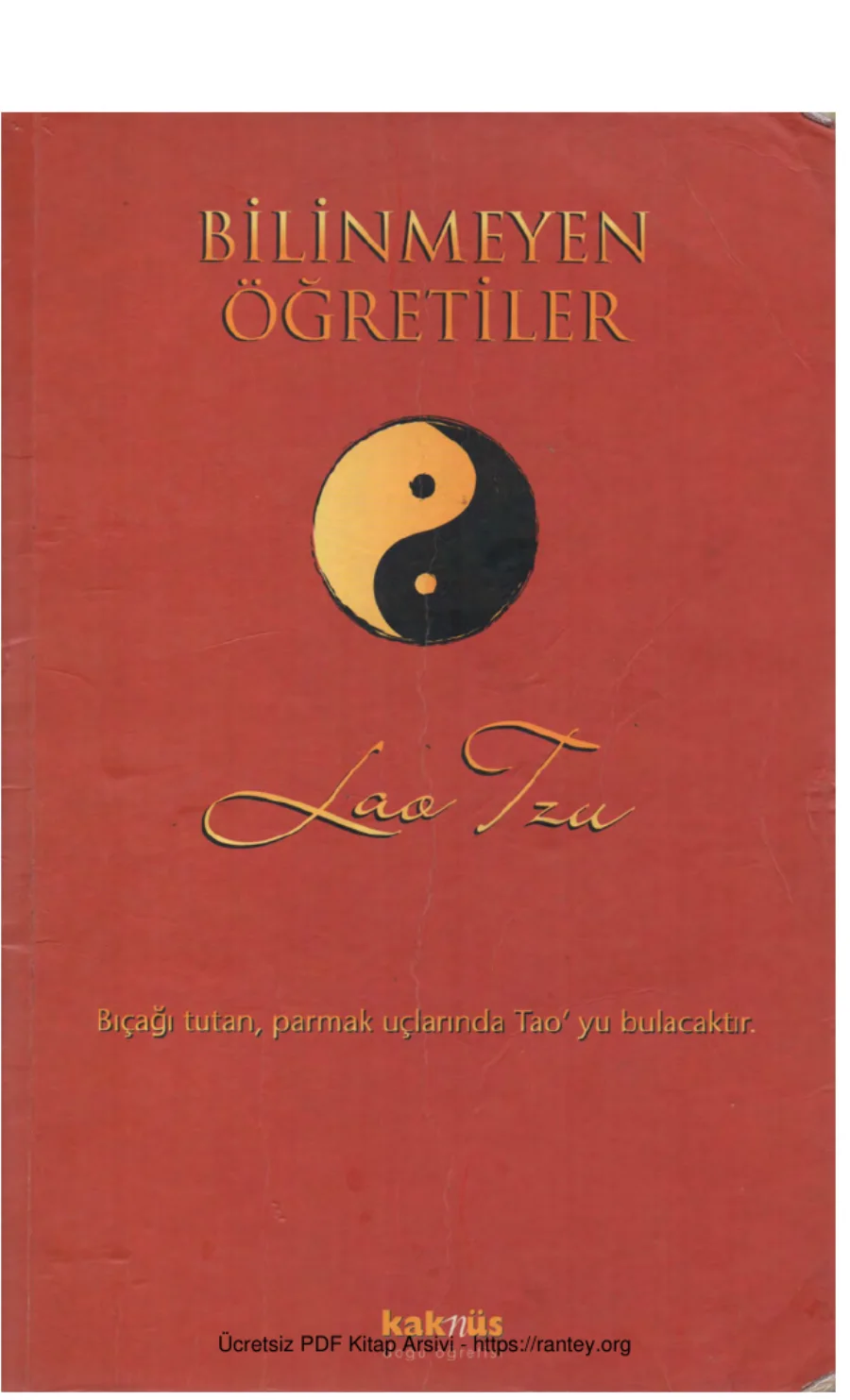 Lao Tzu Bilinmeyen Öğretiler kapak görseli