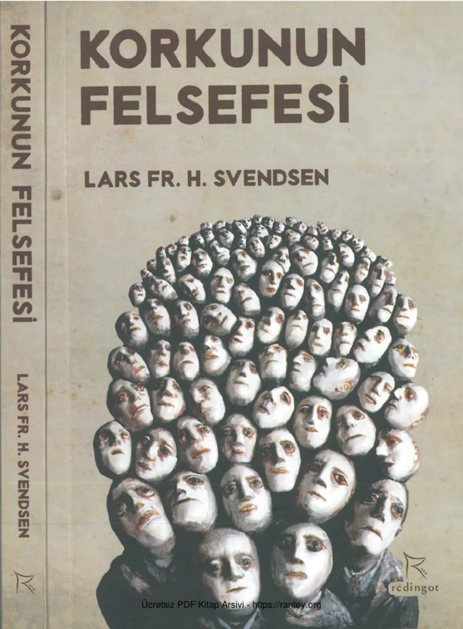 Lars Svendsen Korkunun Felsefesi Redingot Yayınları kapak görseli