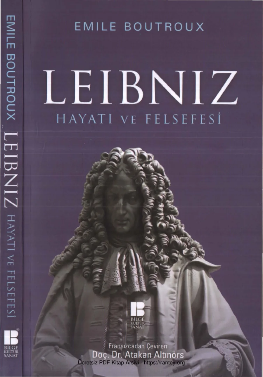 Leibniz Hayatı ve Felsefesi kapak görseli