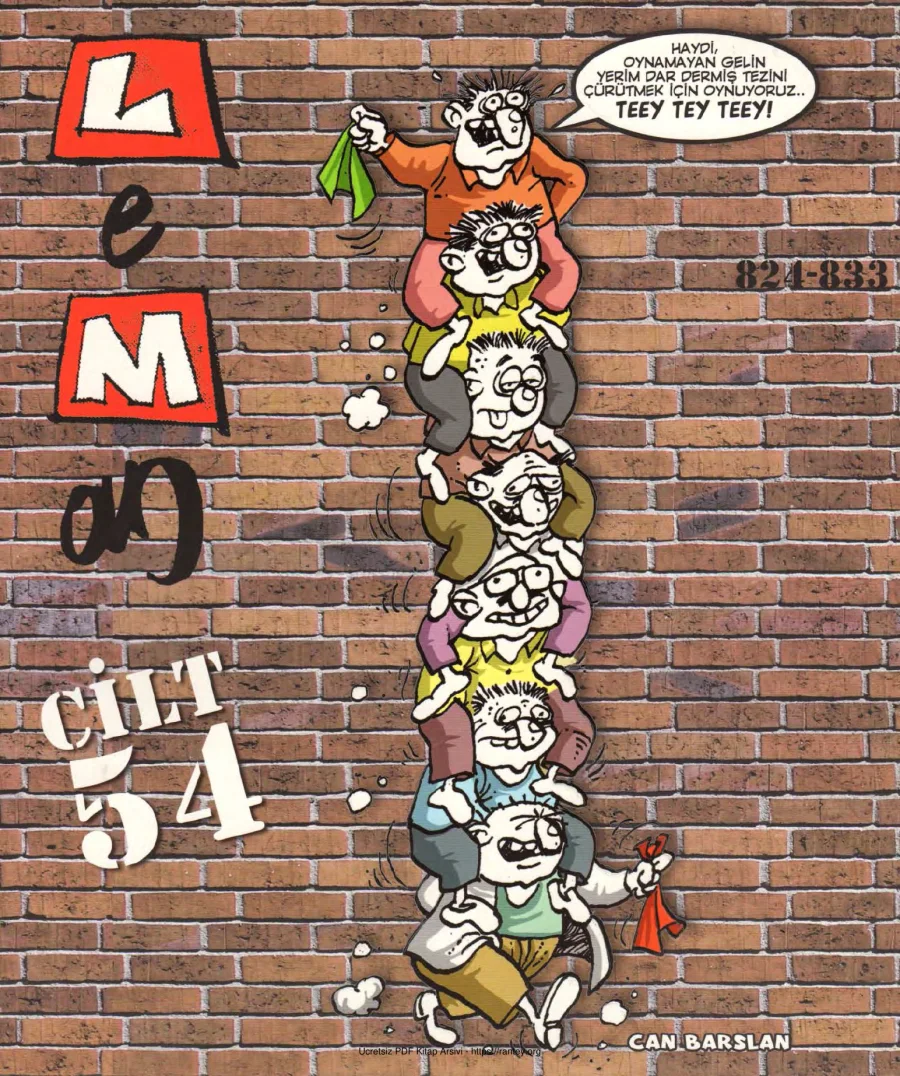 LeMan 2007 Cilt 54 Sayı 824 833 kapak görseli