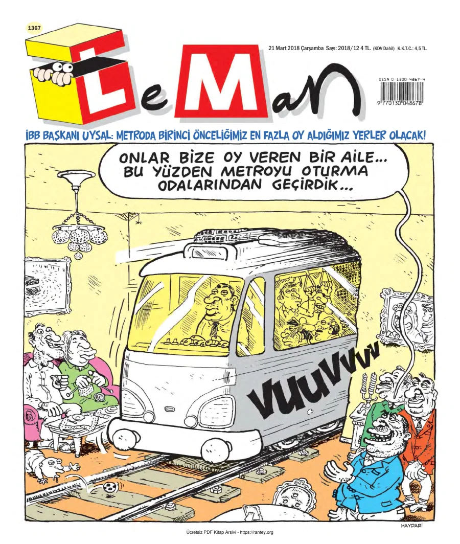 LeMan 2018 Cilt 108 Sayı 1367 1377 kapak görseli