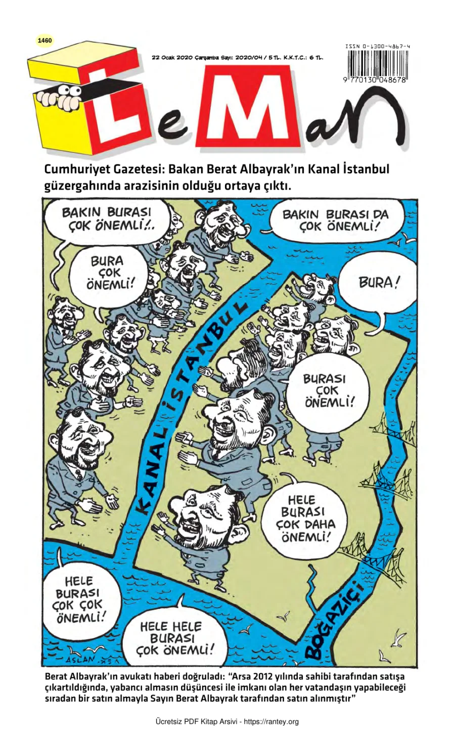 LeMan 2020 Sayı 1460 kapak görseli