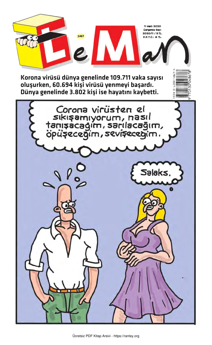 LeMan 2020 Sayı 1467 kapak görseli
