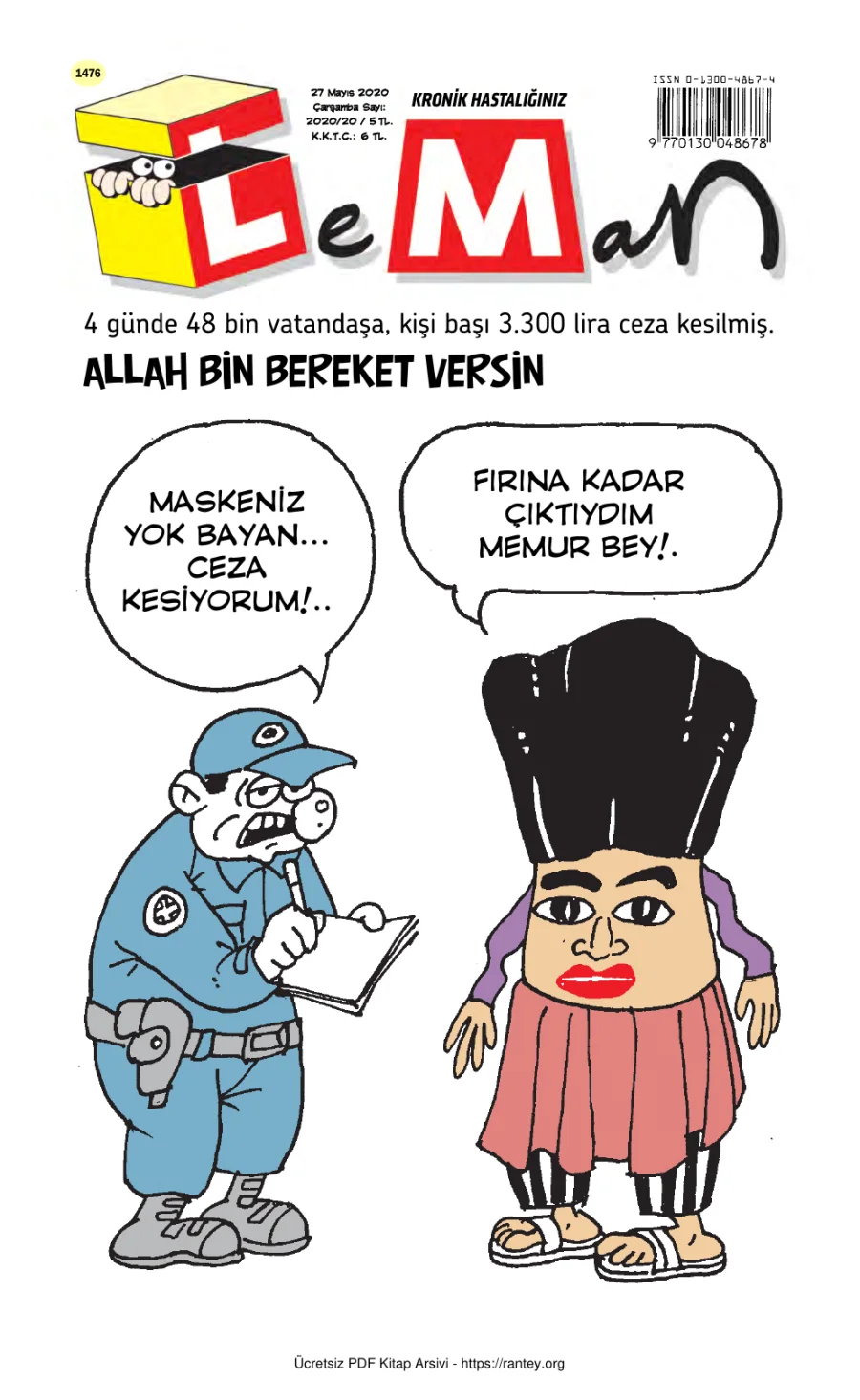 LeMan 2020 Sayı 1476 kapak görseli