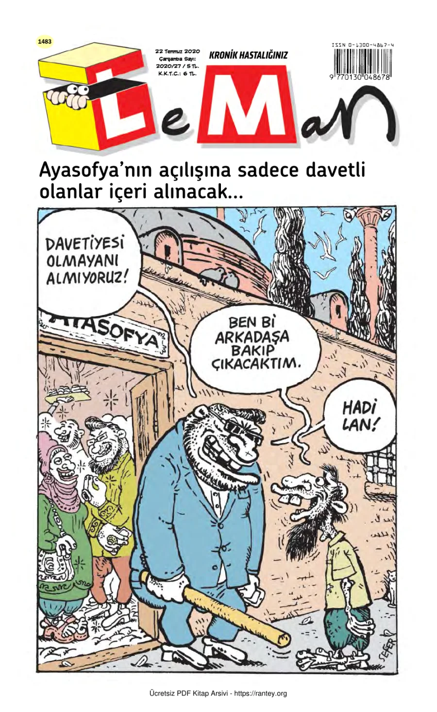 LeMan 2020 Sayı 1483 kapak görseli
