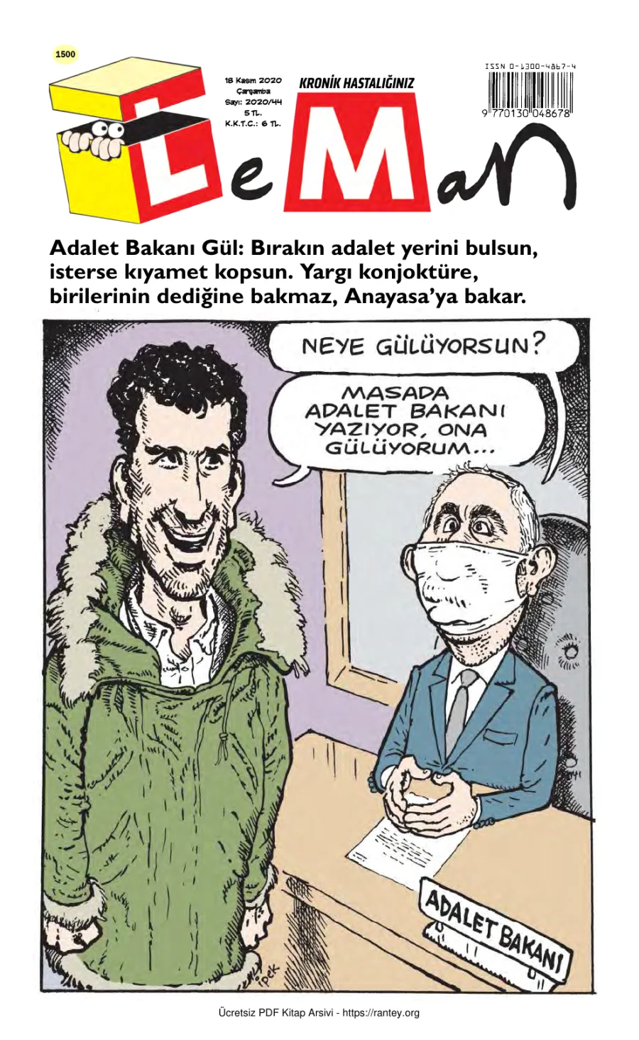 LeMan 2020 Sayı 1500 kapak görseli