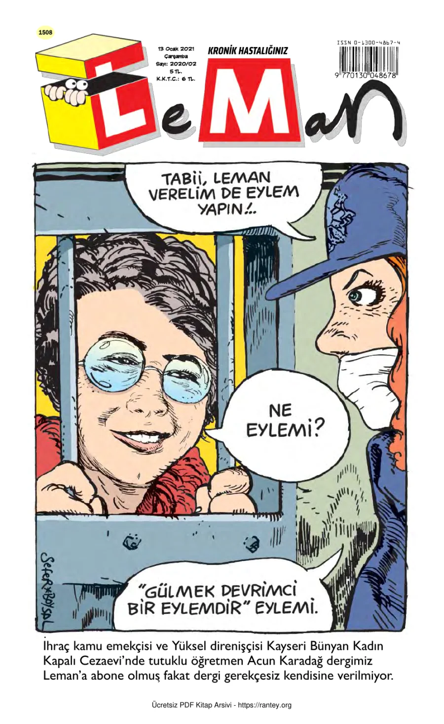 LeMan 2021 Sayı 1508 kapak görseli