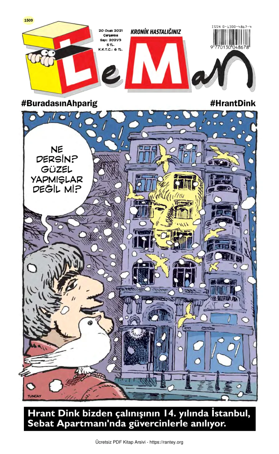 LeMan 2021 Sayı 1509 kapak görseli