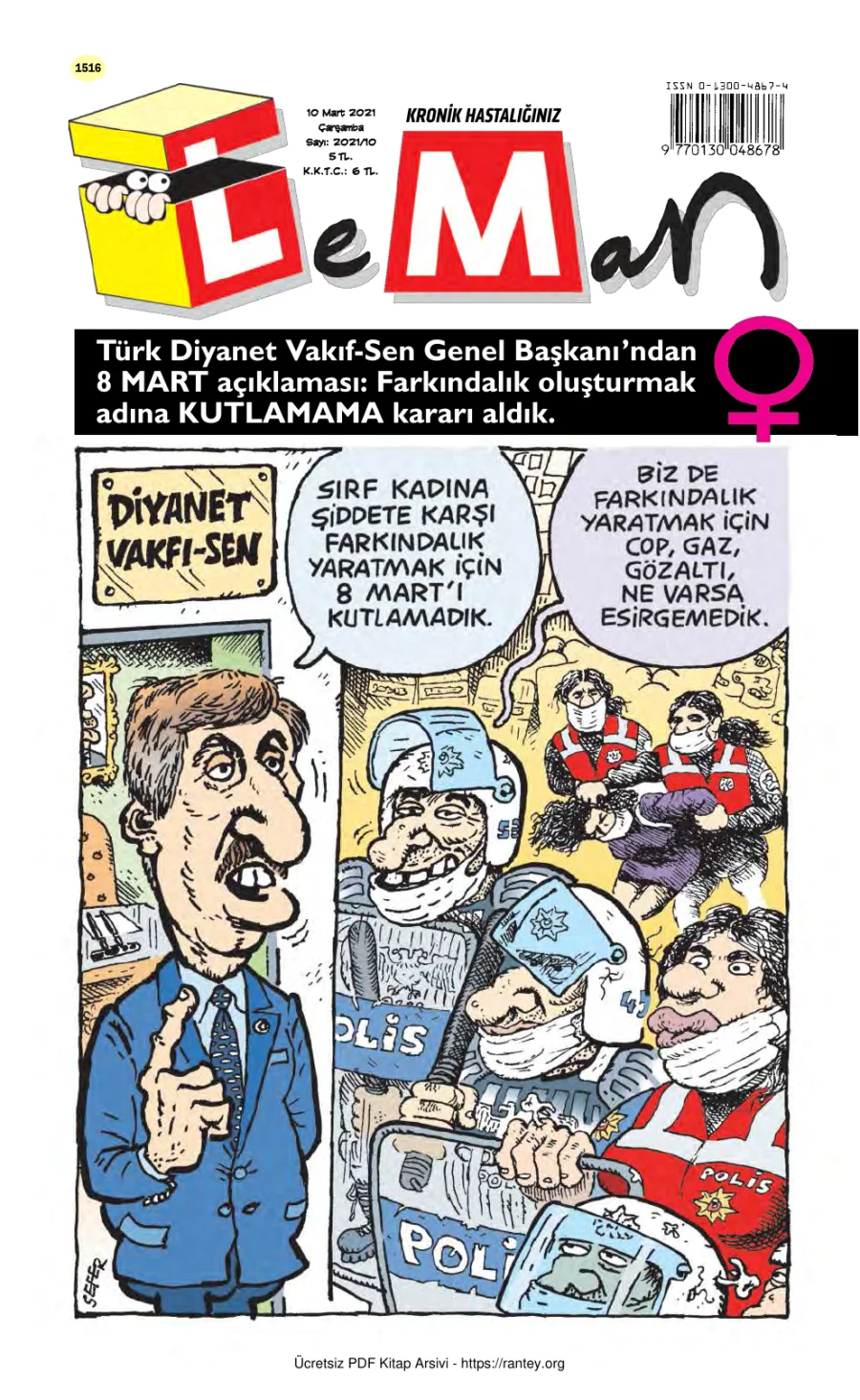 LeMan 2021 Sayı 1516 kapak görseli