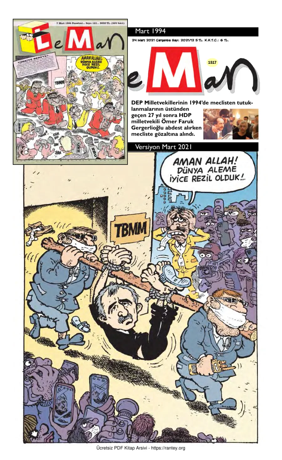 LeMan 2021 Sayı 1518 kapak görseli