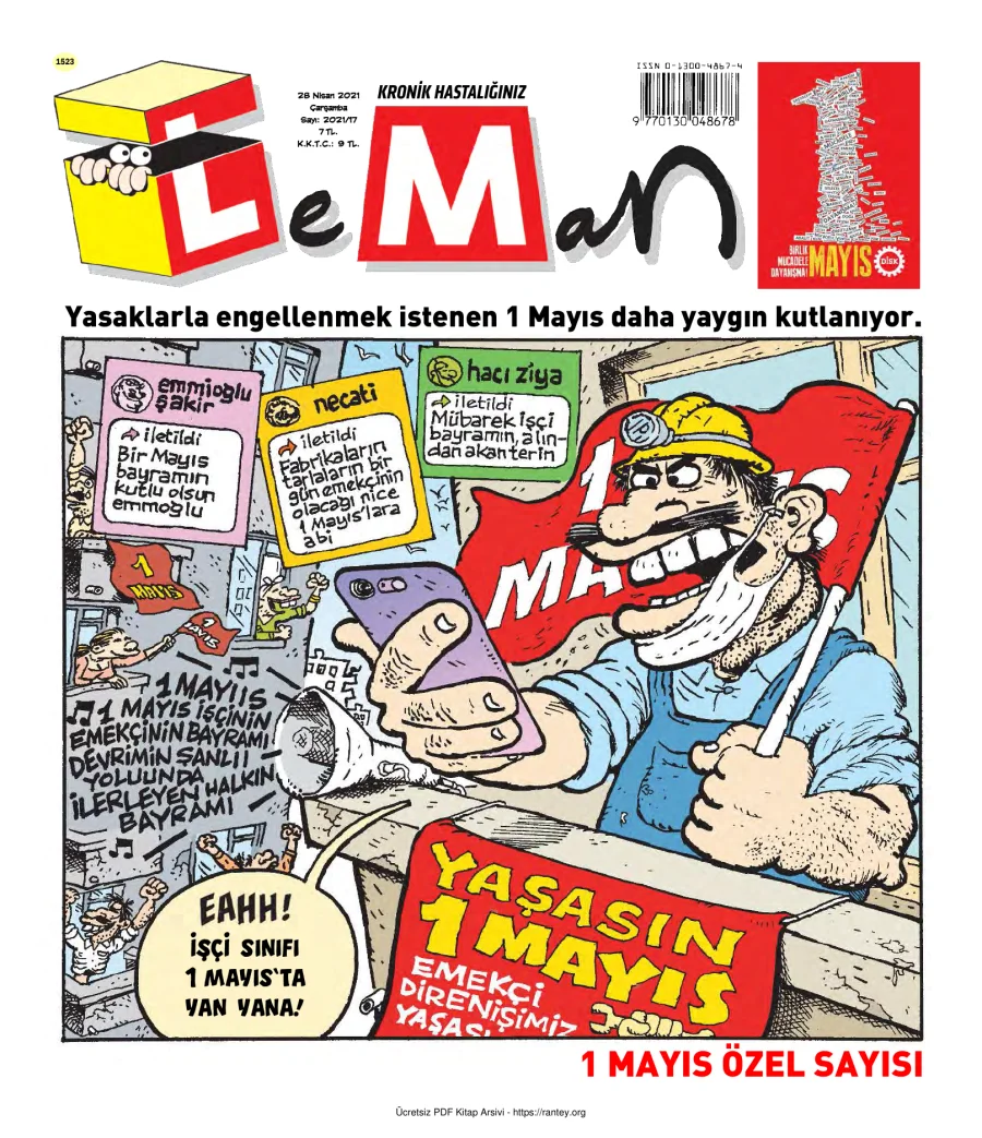 LeMan 2021 Sayı 1523 kapak görseli