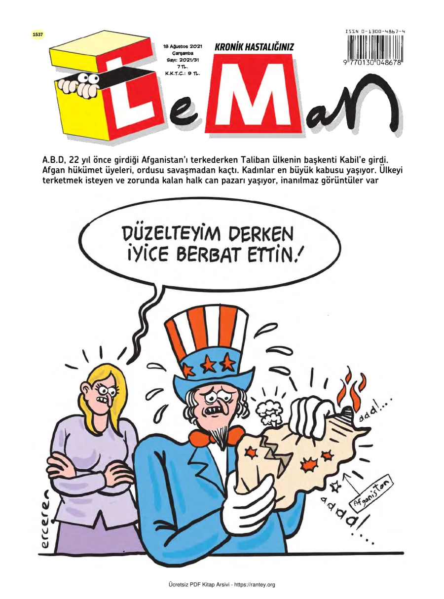 LeMan 2021 Sayı 1537 kapak görseli