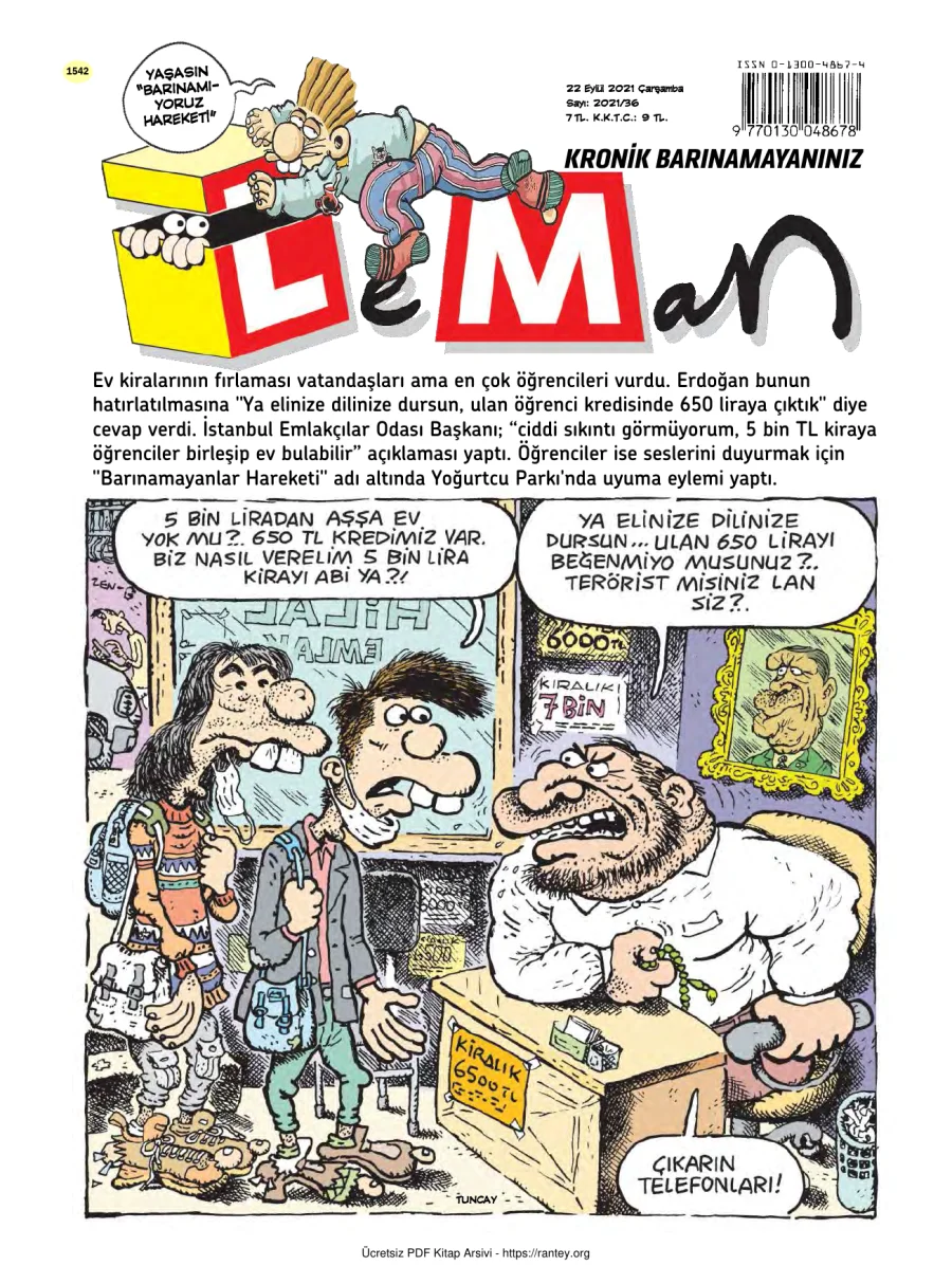 LeMan 2021 Sayı 1542 kapak görseli