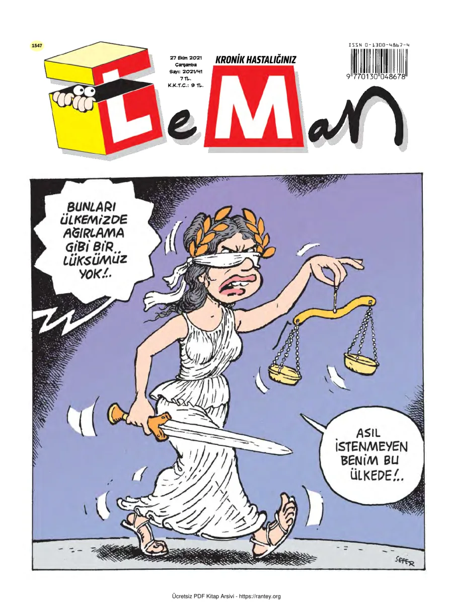 LeMan 2021 Sayı 1547 kapak görseli