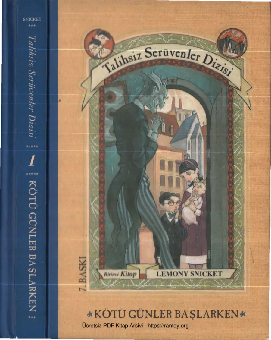 Lemony Snicket Kötü Günler Başlarken Doğan kapak görseli