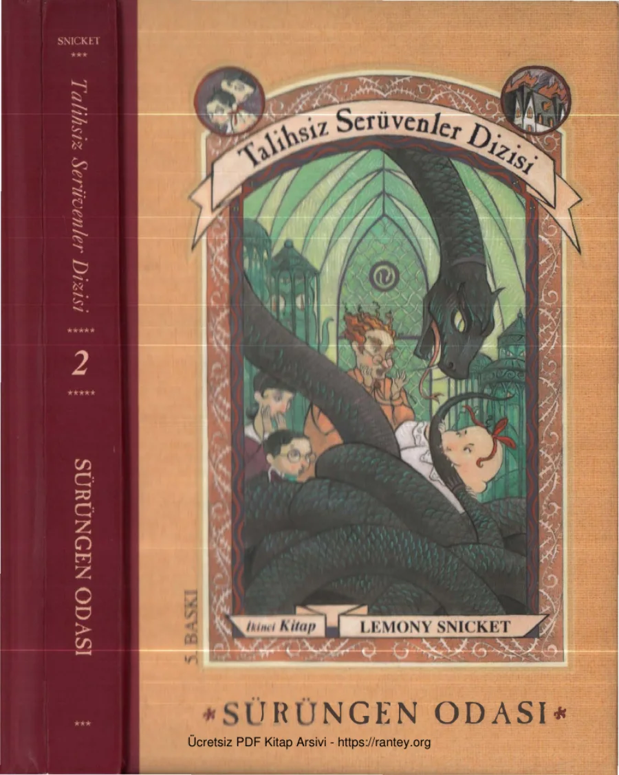 Lemony Snicket Sürüngen Odası Doğan kapak görseli