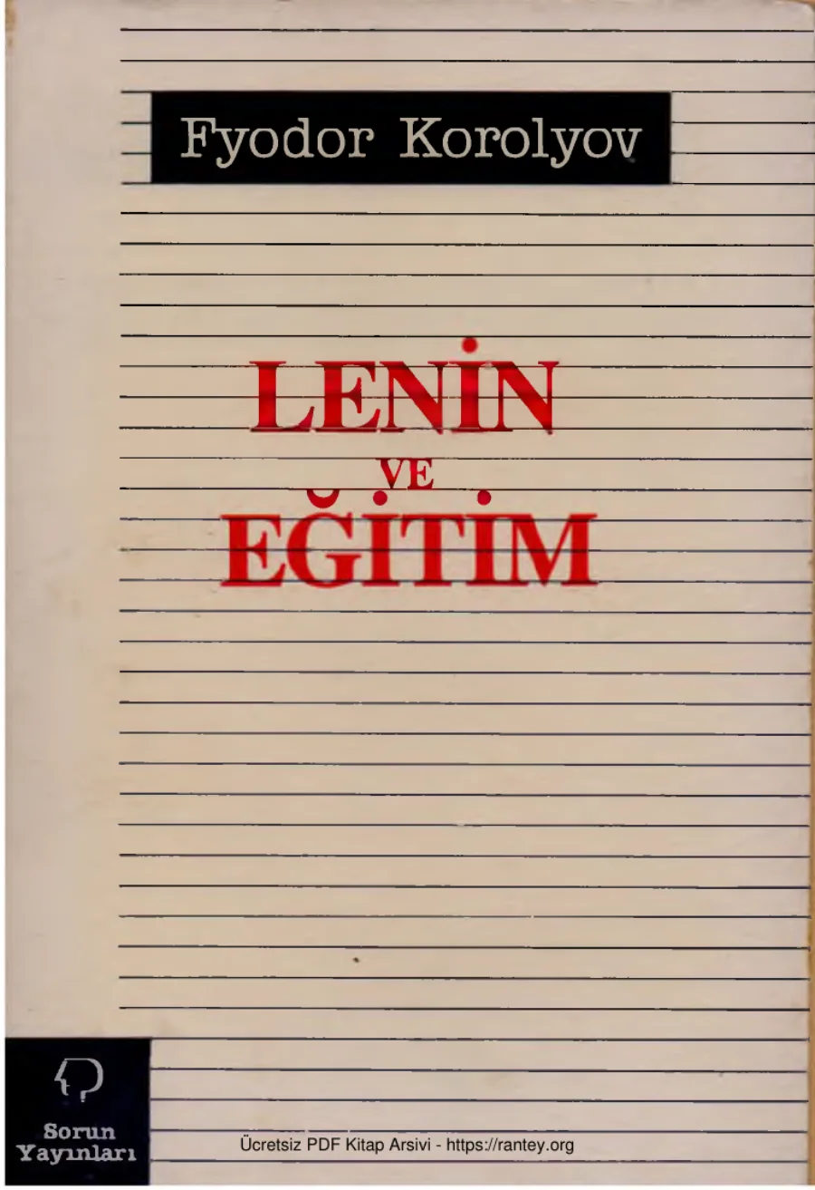 Lenin ve Eğitim kapak görseli