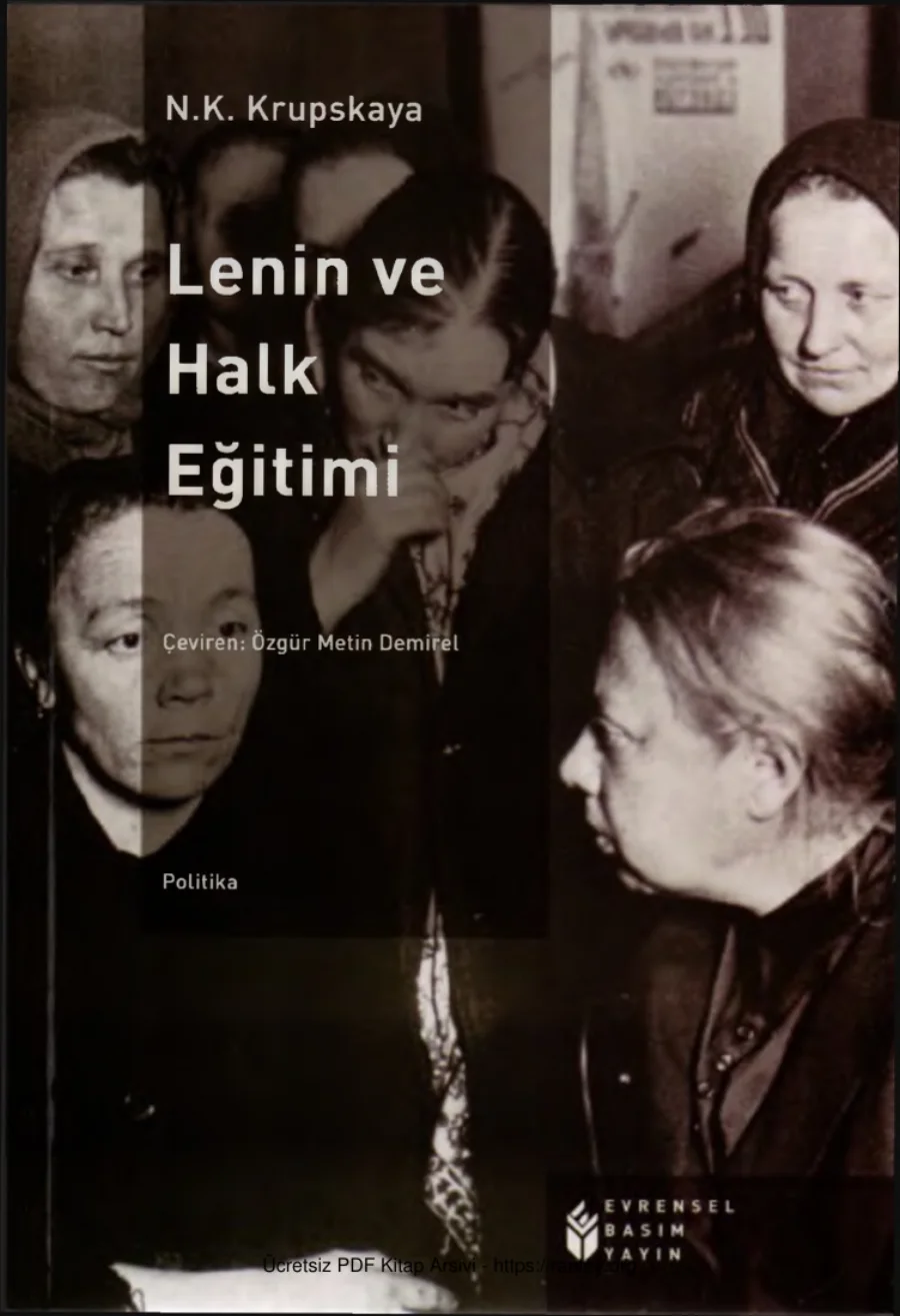 Lenin ve Halk Eğitimi kapak görseli