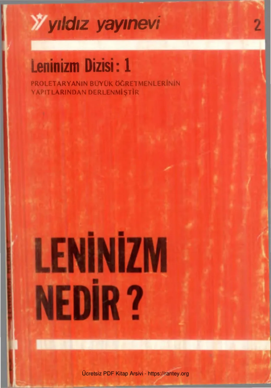 Leninizm Nedir kapak görseli