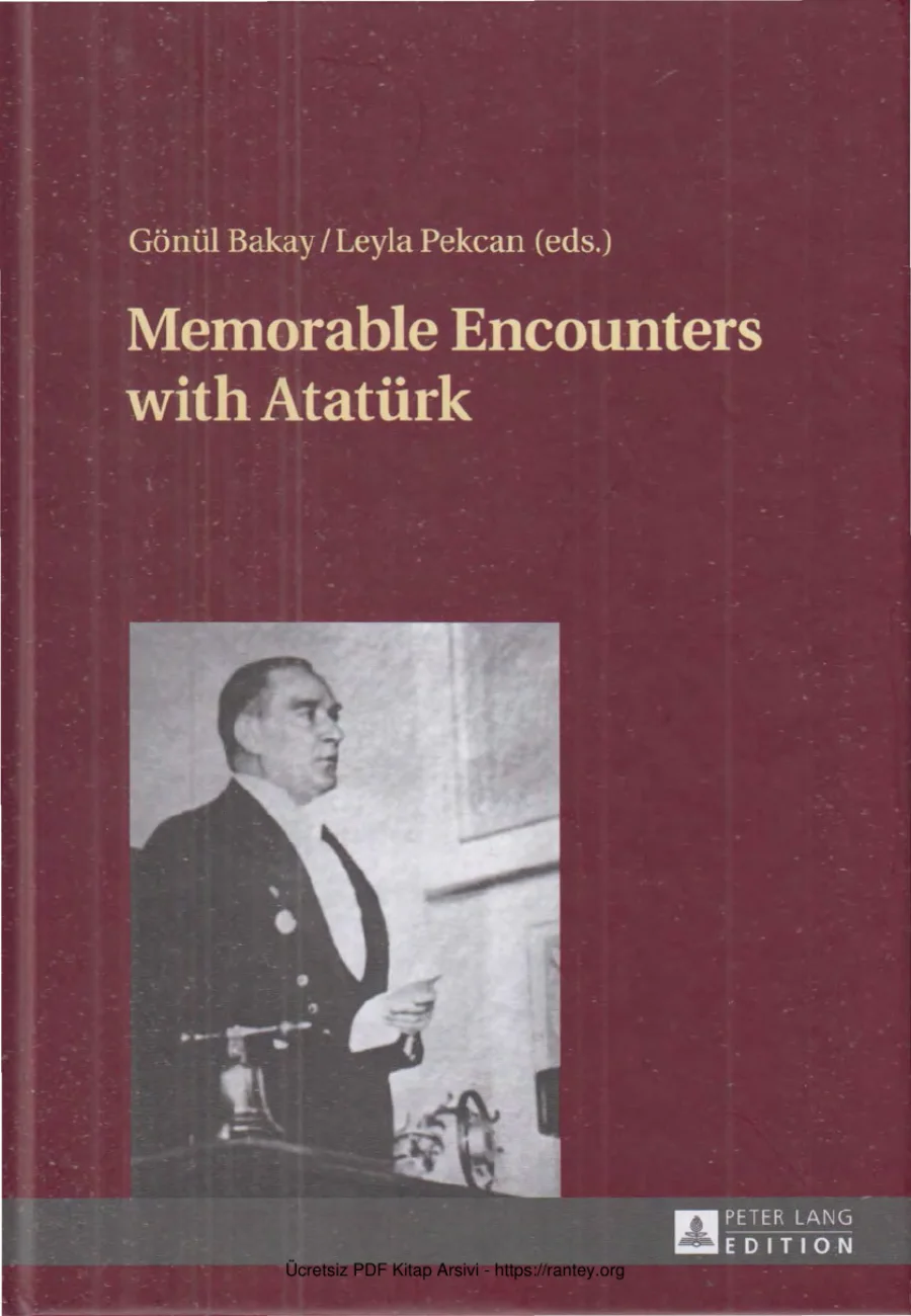 Leyla Pekcan Memorable Encounters With Atatürk Peter Lang Edition kapak görseli