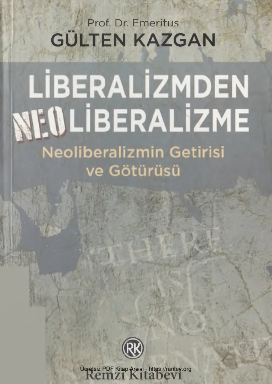 Liberalizmden Neoliberalizme kapak görseli