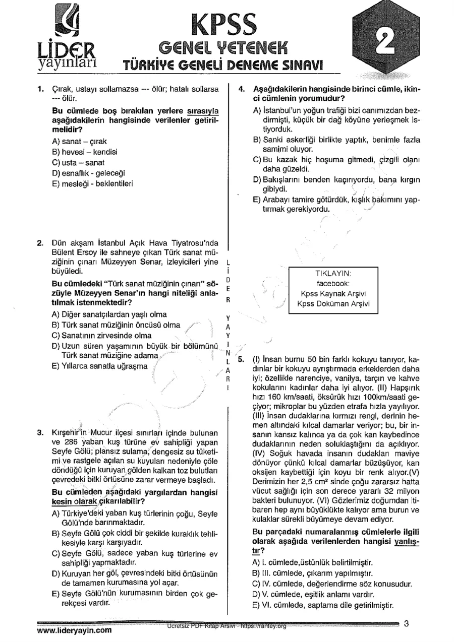 Lider 2016 Tg2 GyGk kapak görseli