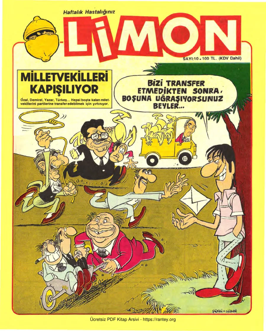 Limon 1986 Sayı 010 kapak görseli