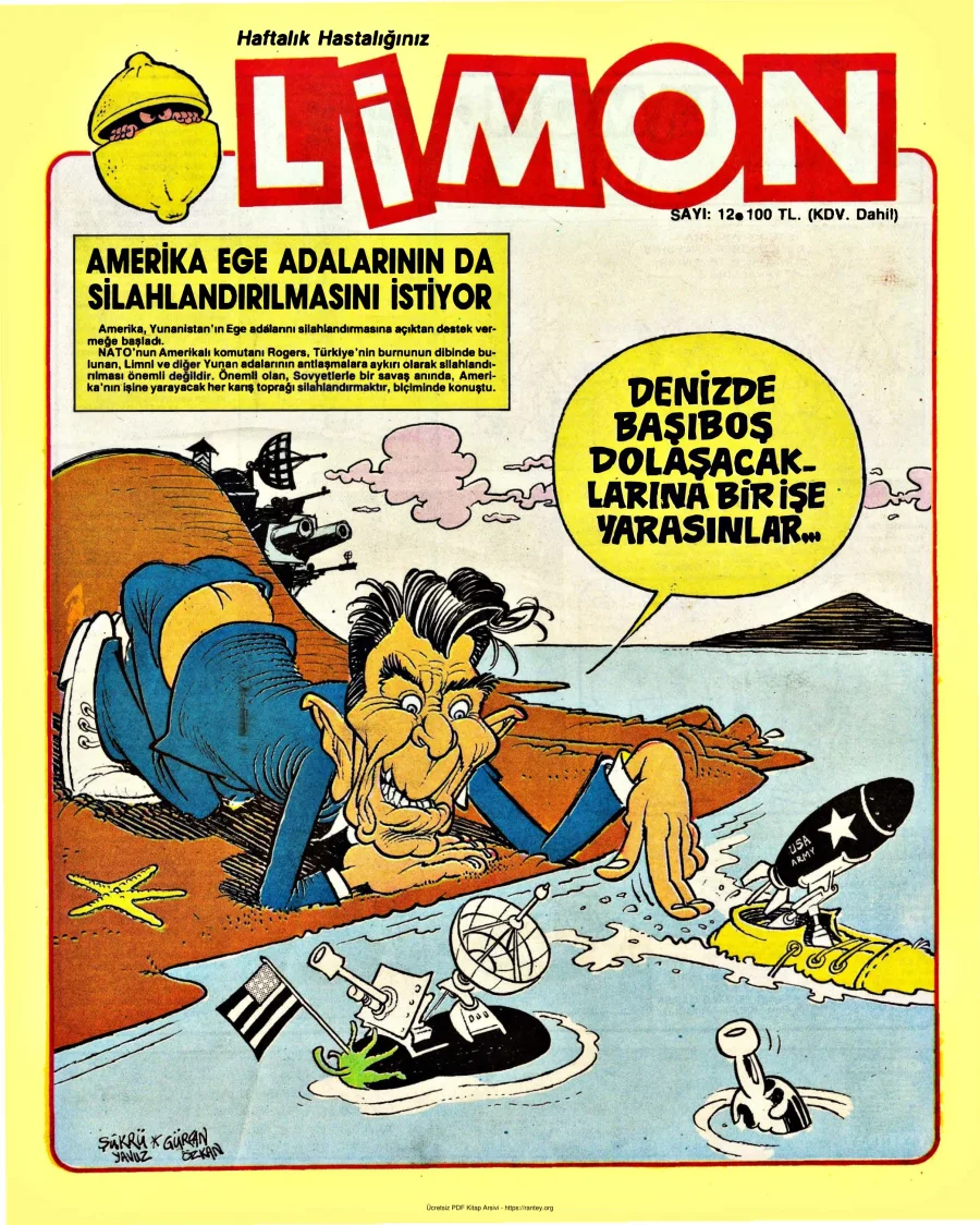 Limon 1986 Sayı 012 kapak görseli