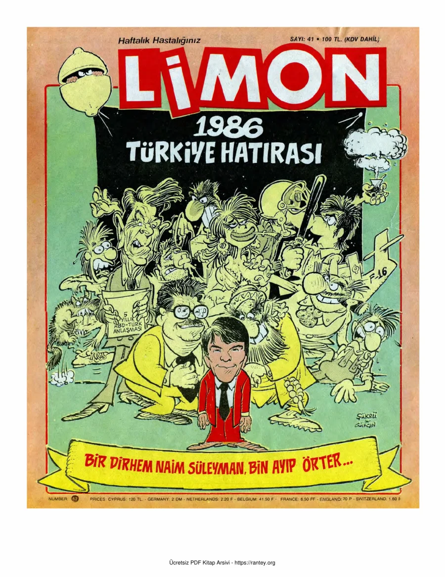 Limon 1986 Sayı 041 kapak görseli
