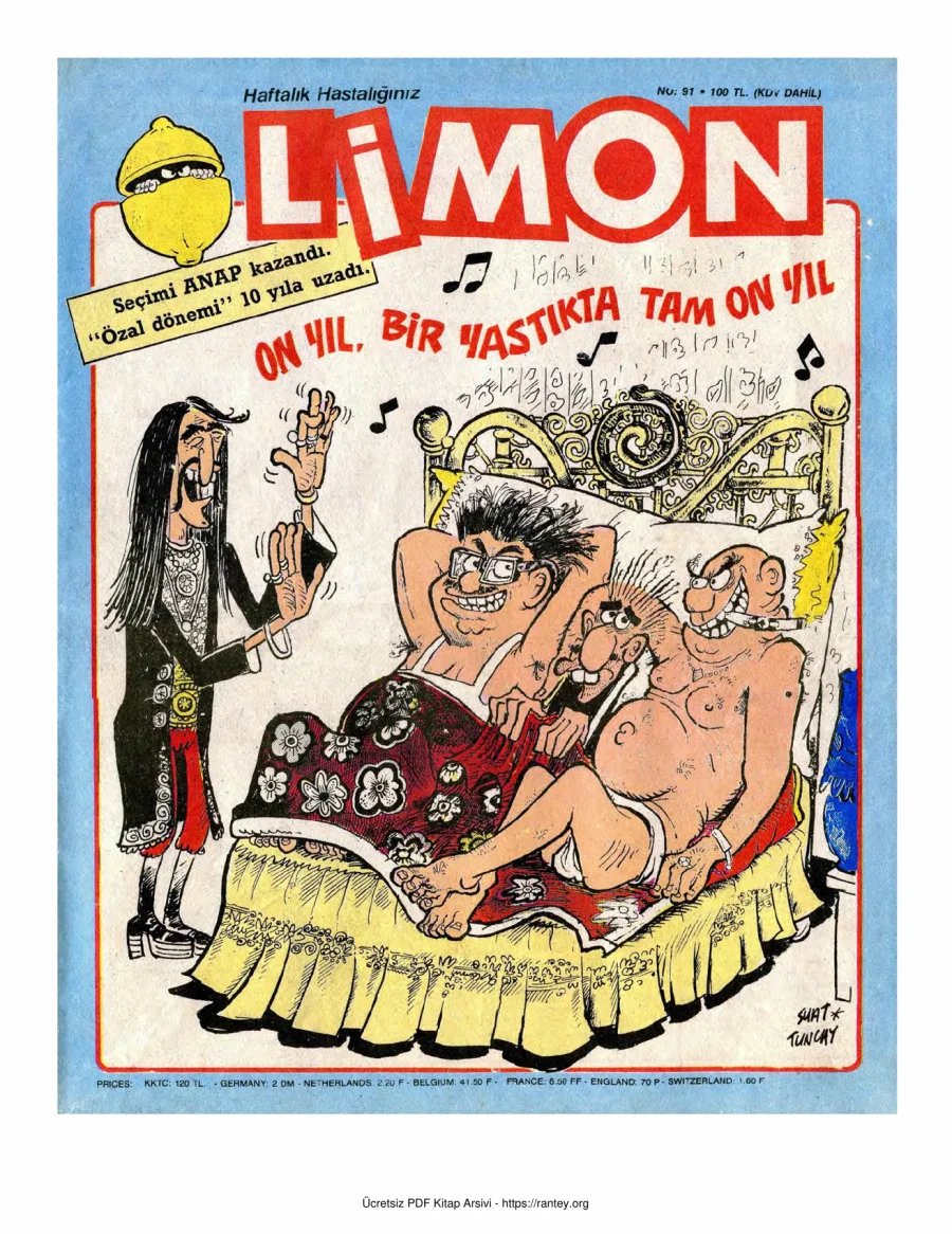 Limon 1987 Sayı 091 kapak görseli