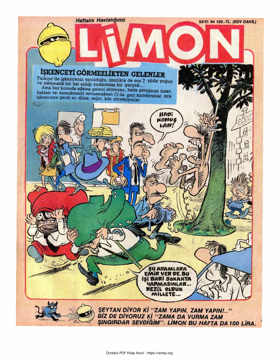 Limon 1987 Sayı 094 kapak görseli