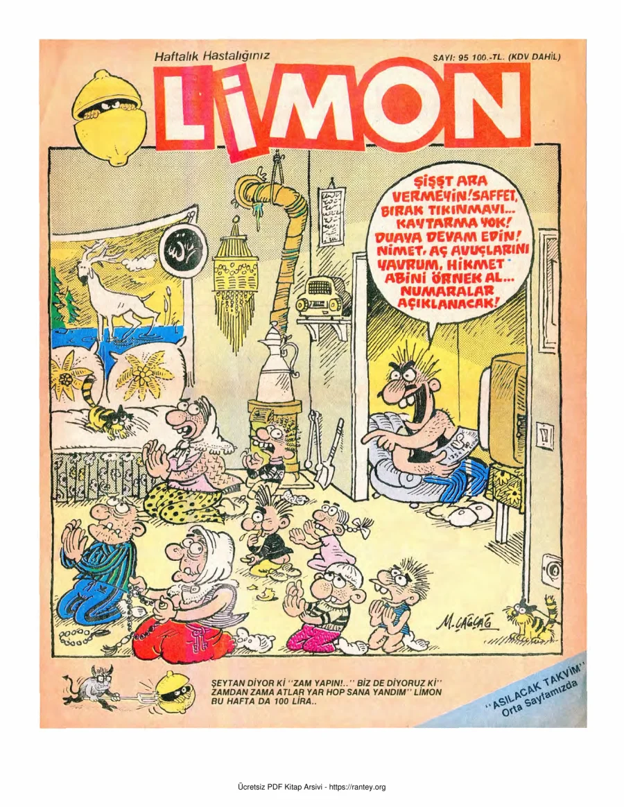 Limon 1987 Sayı 095 kapak görseli