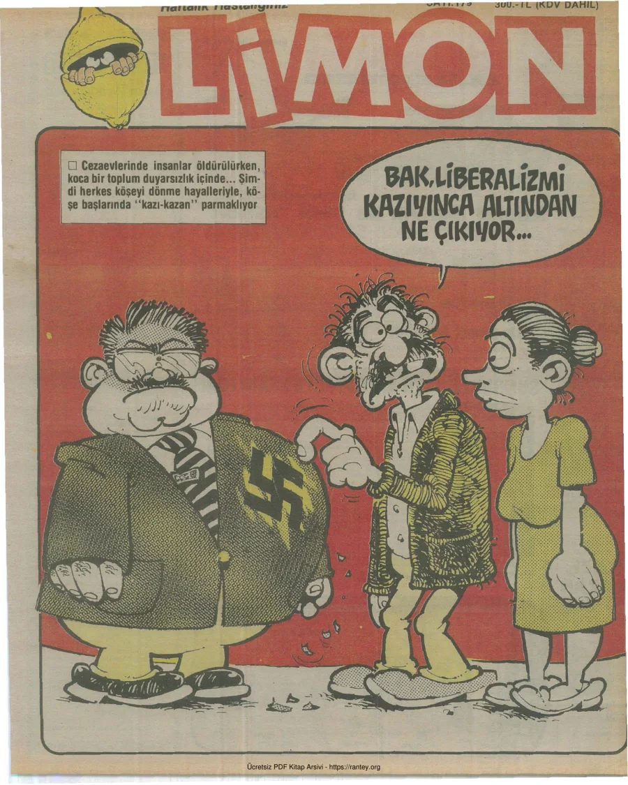 Limon 1989 Sayı 178 kapak görseli