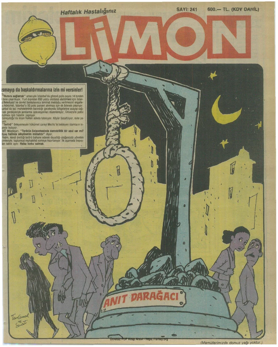 Limon 1990 Sayı 241 kapak görseli