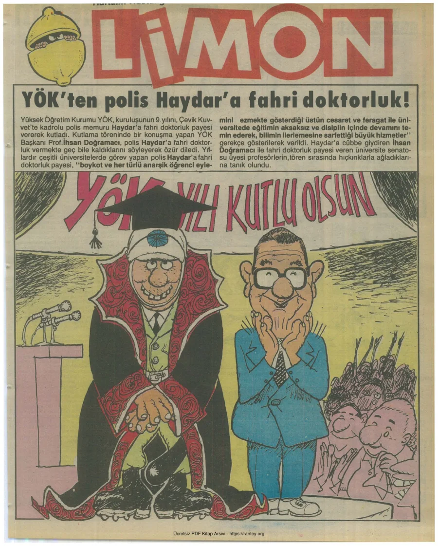 Limon 1990 Sayı 244 kapak görseli