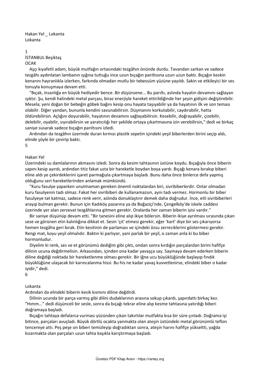 Lokanta kapak görseli