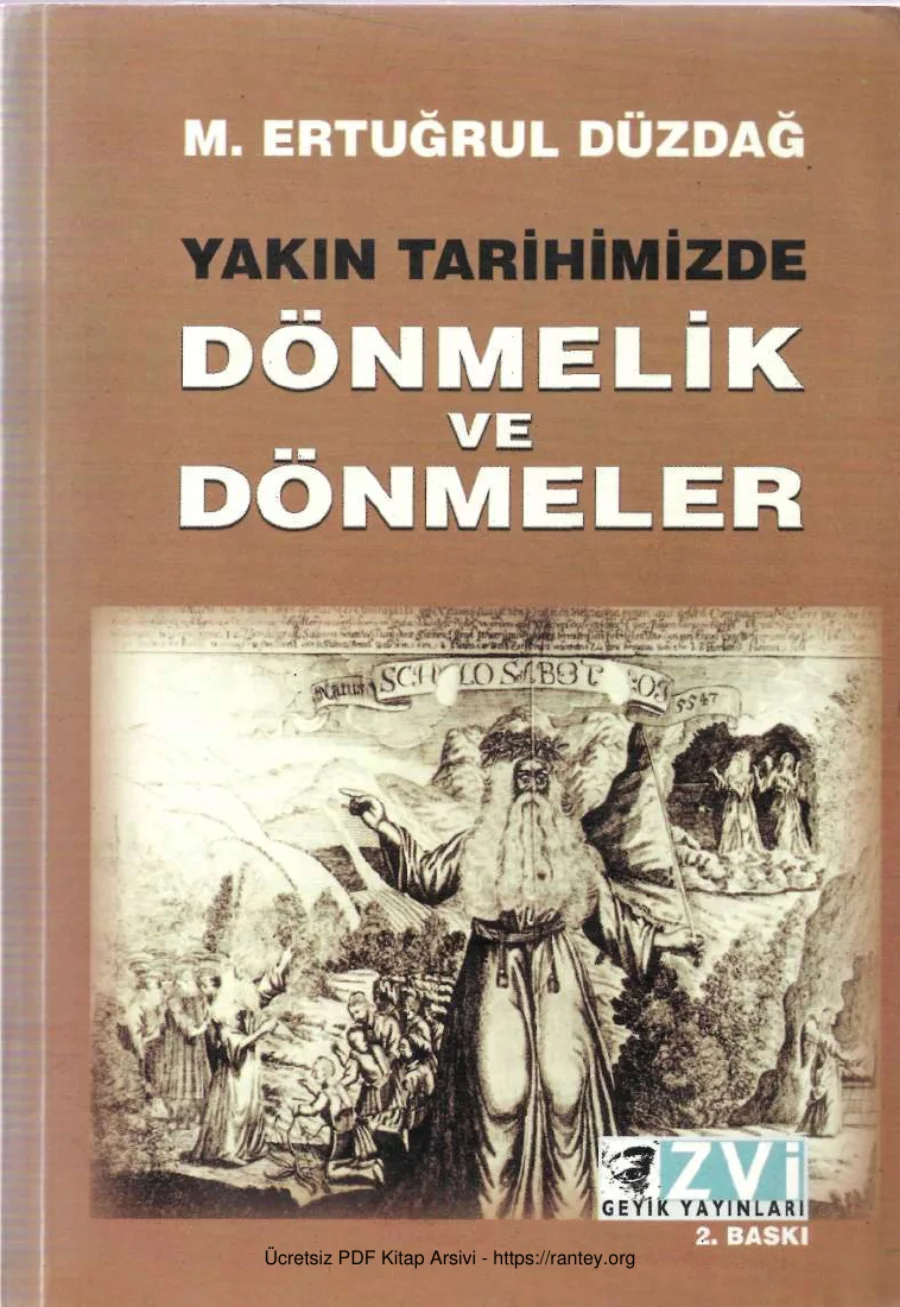 M Erturul Düzda Yakın Tarihimizde Dönmelik ve Dönmeler kapak görseli