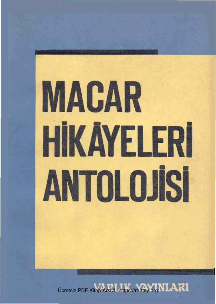 Macar Hikayeleri Antolojisi 1970 kapak görseli